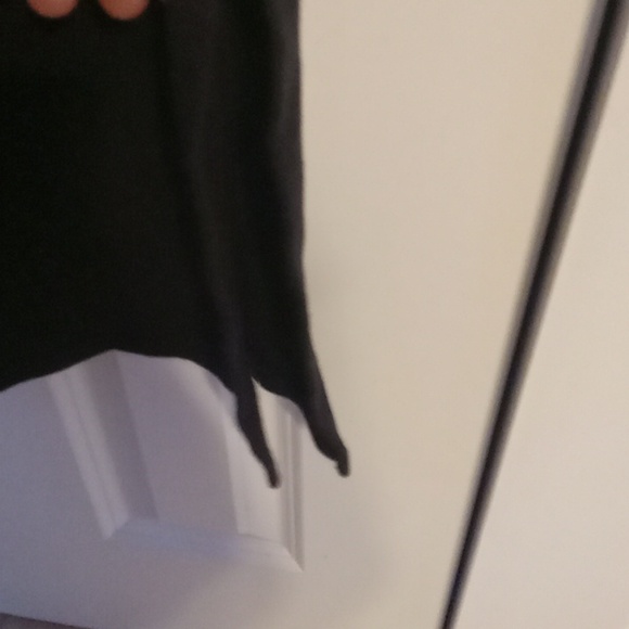 Jones Wear Black Maxi Dress with Striking Red and White Stripes - Picture 6 of 6